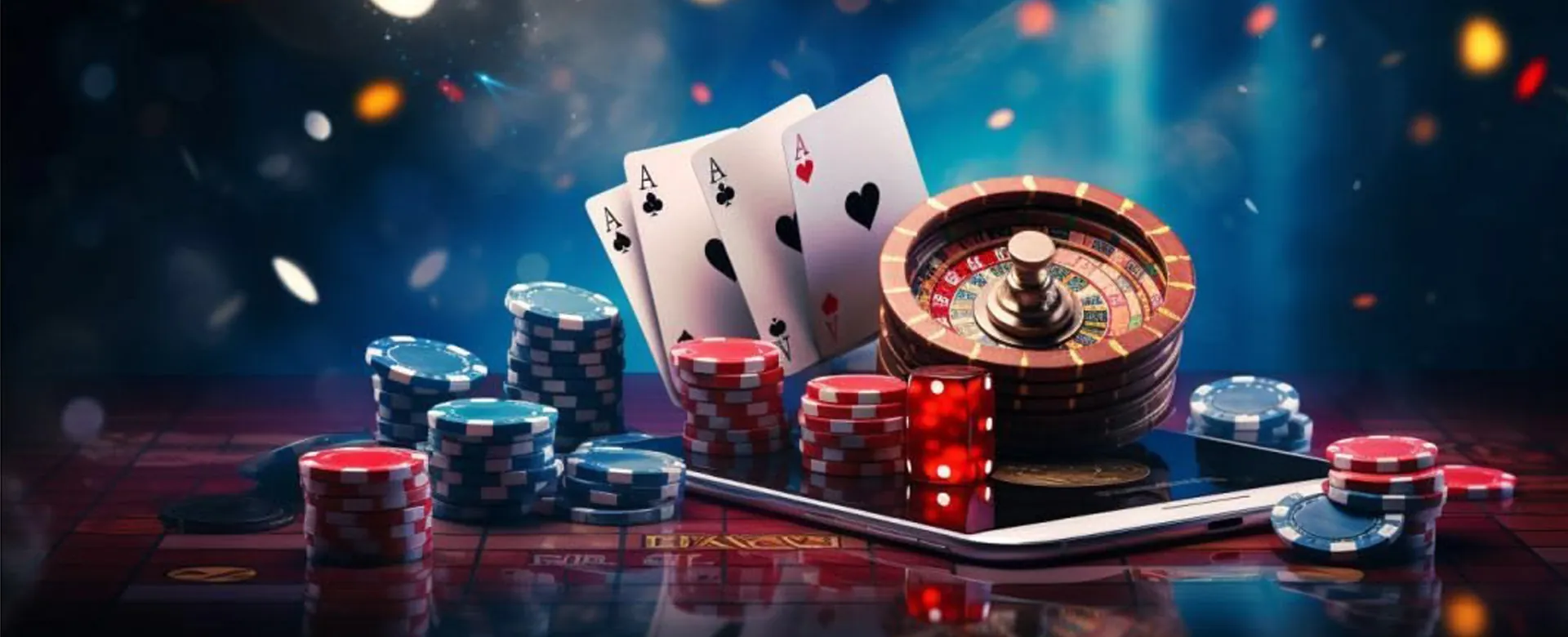 Jilibet Live Baccarat table with cards and chips, showcasing a winning hand